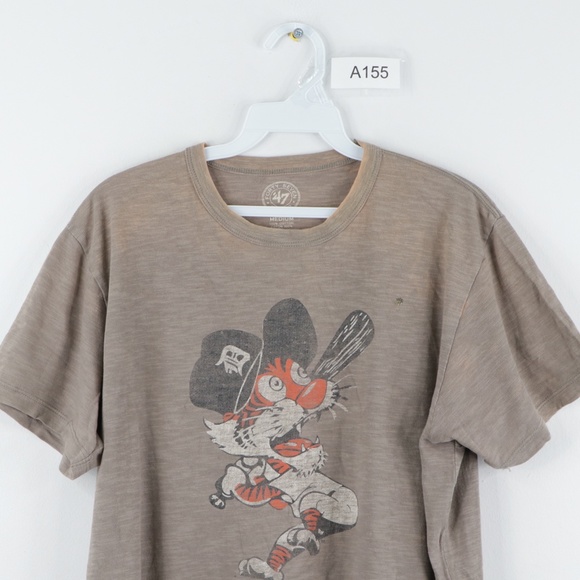 Detroit Tigers MLB Baseball Retro Logo T Shirt - Picture 2 of 11